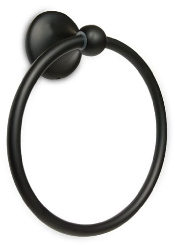 matte black hand towel ring