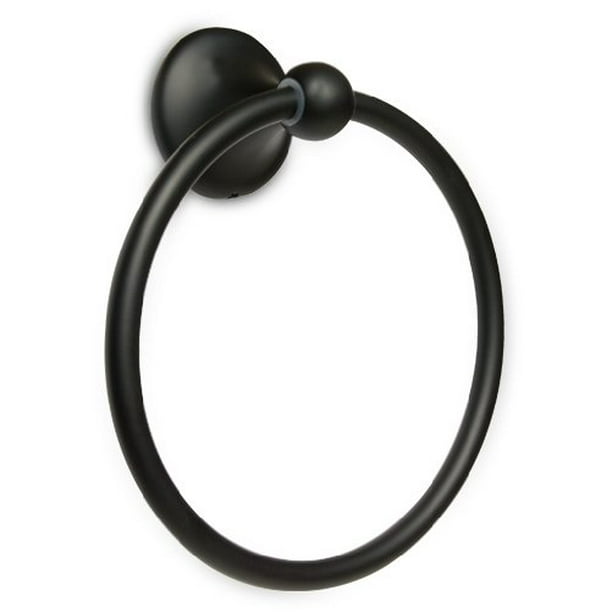 Towel Ring Bathroom Hardware Bath Accessory, Matte Black