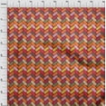 thumbnail image 4 of oneOone Viscose Chiffon Maroon Fabric Geometric Sewing Craft Projects Fabric Prints By Yard 42 Inch Wide, 4 of 4