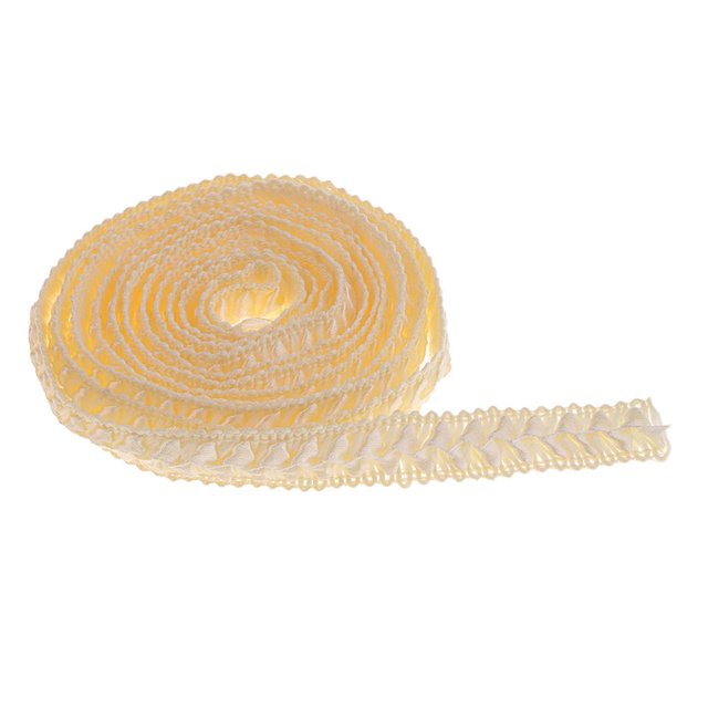 Correas de nailon con correa de 15 mm de ancho para cinturones de cortina de delantal Amarillo claro Macarena Correa de cincha