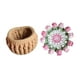 thumbnail image 3 of Kit de crochet para principiantes, posavasos de flores de crochet, regalo de hilo fácil, completamente hecho a mano Rosa, 3 of 9