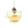 thumbnail image 2 of Ejoyous Stainless Steel Loose Tea Infuser Leaf Strainer Filter Diffuser Herbal Spice Love Heart Chain, tea infusers, loose Tea Infuser, 2 of 7