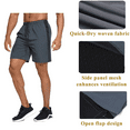 thumbnail image 3 of COOFANDY Men's 2 Pack Gym Workout Shorts 7" Quick Dry Training Basketball Running Active Athletic Performance Shorts, 3 of 6