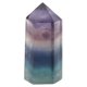 thumbnail image 1 of Piedra de fluorita natural hexagonal, cristal de cuarzo de fluorita natural, cristal de cuarzo, varita hexagonal, diseño revolucionario de fluorita natural hexagonal, 1 of 8