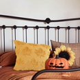 thumbnail image 6 of Fall Pillow Covers 18x18 Inch, 3D Velvet Maple Leaf Throw Pillow Case with Warm Caramel Color, Decorative Cushion Cover for Couch Sofa Thanksgiving Home Decor, 6 of 6