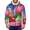 thumbnail image 6 of Lsque inside out 2 for Mens Full-zip Hoodie, Zip-up Pullover Hooded Sweatshirt, Kangaroo Pocket Hoodie Ideal for Daily Wear, Travel, and Home-X-Large, 6 of 8