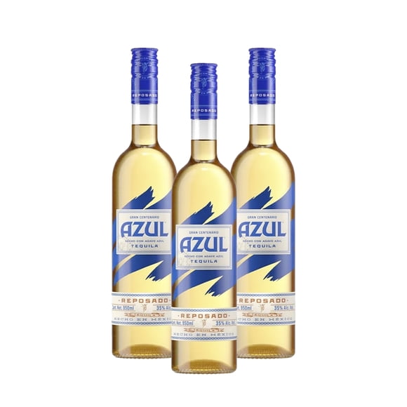 Pack De 3 Tequila Gran Centenario Azul Reposado 950Ml