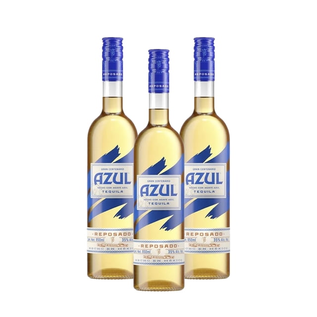 Pack De 3 Tequila Gran Centenario Azul Reposado 950Ml