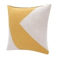 thumbnail image 3 of LR Home Stacy Garcia Cotton Poly Filled Pillow in Yellow/Ivory, 24" x 24", 3 of 11