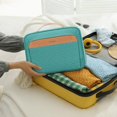 thumbnail image 2 of Neceser de viaje COOSKY para mujer, colgante, con joyas, color azul, 2 of 7