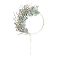 thumbnail image 1 of Corona de flores artificiales de seda hecha a mano para plantas de granja. C, 1 of 6
