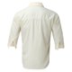 thumbnail image 4 of Camisas De Vestir Para Hombre Camisa de talla grande de tendencia de popularidad informal sólida de verano para hombre camisa de manga cuartos con cuello vuelto para hombre (Beige, M), 4 of 7