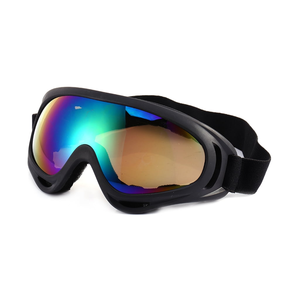 Ashata Anti fog Dust Wind UV Ski Goggles Ski Sunglasses Glasses Outdoor Sports Tool(Colorful Glass), UV Goggles, Sport... by