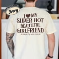 thumbnail image 2 of I Love My Girlfriend T-Shirt, Funny Boyfriend Gift, I Heart My Girlfriend Shirts, Valentine Shirt Gift, Hot Girlfriend TShirt, 2 of 5