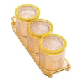 thumbnail image 2 of kowaku Appetizer Plate Divided Serving Dishes Dried Fruit Tray Divided Snack Serving Bowl for Wedding Dining Room Snacks 3 grids, 2 of 6