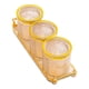 thumbnail image 2 of Plato para servir bocadillos de frutas secas Bandeja para servir nueces y dulces Plato para aperitivos 3 rejillas, 2 of 6