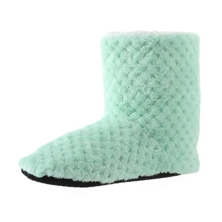 

ASEIDFNSA Girls Boots Boots for Women Platform Women Shoes Home Cotton Shoes Middle Barrel Floor Cotton Boots Can Be Warm Socks Cotton Shoes