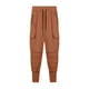 thumbnail image 3 of Pantalones largos para hombre, de color liso, elásticos, ajustados al tobillo, informales, deportivos, transpirables, para hombre, 3 of 3