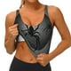 thumbnail image 3 of Balery Black Spiders Sujetadores deportivos con espalda cruzada para mujer, acolchados, sin costuras, de alto impacto, ideales para yoga, gimnasio, entrenamiento y fitness.-Medium, 3 of 8