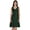 Dark Green, variant on Inkmeso Sleeveless Plain Swing Dress For Women Knee Length A-line Summer Casual Wear
