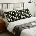 thumbnail image 6 of Disketp Daisy Print Body Pillow Cover - Super Soft 20x54 Body Pillow Case,Long Side Hidden Zipper (without pillow core), 6 of 6