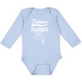 thumbnail image 3 of Inktastic Future Plumber Childs Plumbing Boys or Girls Long Sleeve Baby Bodysuit, 3 of 5