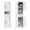 White, variant on edx 67Inch Bathroom Vanity Cabinet Waterproof Storage Organizer for Restroom with 2-Door 1-Drawer, White