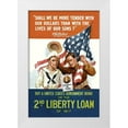 thumbnail image 3 of Unknown 4x14 White Modern Wood Framed Wall Art Titled - WWI: 2nd Liberty Loan, 3 of 5