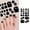ZF0317, variant on Marble & Starry Foil Ombre Toenail Stickers, Waterproof Full Cover Foot Nail Wraps for DIY Nail Art