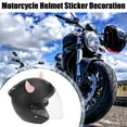 thumbnail image 2 of 2pcs Bull Horn Style Roof Top Stickers Bumper Decoration Decals Suction Cup for Car Motorcycle Helmet Pink, 2 of 7