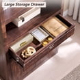 thumbnail image 7 of Aitjunz 71'' Tall Kitchen Storage Cabinet with Door and Drawer, Wooden Pantry Cabinet w/ Open Shelf and Adjustable Shelf, 5 -Tier Large Cabinet w/ Cured Profile Design for Dining Room, 7 of 7
