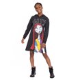thumbnail image 3 of Nightmare Before Christmas Girls Hooded Long Sleeve Cosplay Dress, Sizes 4-12, 3 of 11