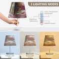 thumbnail image 4 of BZSMCE Table Lamp Creative Tea Set with Pink Roses Simple Pattern Night Light, 4 of 8