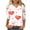 zc-Red-3/4 sleeve shirts for women, variant on FMFYFH 3/4 Sleeve Valentine's Shirts for Women Plus Size Love Heart Cute Graphic T Shirts Casual Spring Day Tops Tee