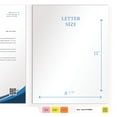 thumbnail image 4 of 20 pt Super Heavy Duty Color Folders, Full Cut End Tab, Letter Size, White (Box of 40), 4 of 7