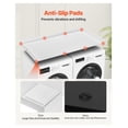 thumbnail image 5 of Washer Dryer Countertop Shelf, 54" Laundry Wood Top Cover Guard Organizer, 5 of 7