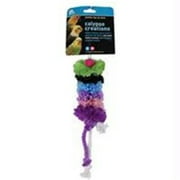 Prevue Pet Products Inc-Calypso Creations Straw Stracker- Multicolored Small-medium