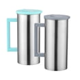 thumbnail image 1 of Jarra de Acero Inoxidable de 61 Onzas con Tapa, Jarra de Agua Fría / Caliente Segura (paquete de 2), Jarra de Bebidas para Casero Y Té He Macarena Jarra de agua de acero inoxidable, 1 of 8