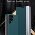 thumbnail image 2 of Fashion Slim Case for Samsung Galaxy S24 Ultra (Not S24), Premium PU Leather Flip Folio Full Body Protective Cover [Kickstand Feature] Shockproof Case for Samsung Galaxy S24 Ultra QHCX-Red, 2 of 12