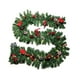 thumbnail image 4 of Guirnalda navideña,Guirnalda navideña decorativa Guirnalda navideña artificial,Adornos para árboles de Navidad Fiestas Guirnalda verde,Guirnalda navideña de frutos rojos para interior y, 4 of 8