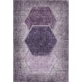 thumbnail image 2 of Addison Rugs Mayfield Washable Transitional Geometric Eggplant Rectangle Rug, 10' x 14', 2 of 6