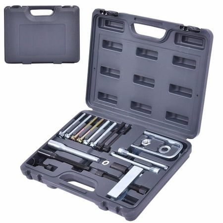 - Gymax 19 PC Steering Wheel Puller & Lock Plate Set Compressor Installer Remover Kit