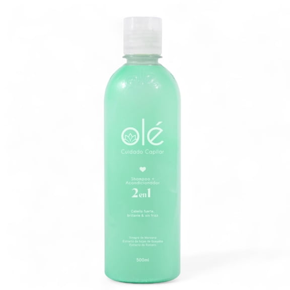 OLÉ Shampoo conditioner 2 in 1 Apple vinager & Rosemary Shampoo | Shampoo acondicionador 2 en 1 Vinagre De Manzana & Romero | In addition, they give your hair softness, shine and hydration.
