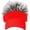 grey, variant on Grey Hair Visor Sun Cap Novelty Baseball Hat With Hair 1Pc