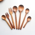 thumbnail image 5 of 1Pcs Wooden Spoons for Eating Mixing Stirring Cooking Coffee Kitchen Teaspoons Tablewares Kicthen Dinnerware Accessories, 5 of 5