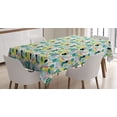 thumbnail image 1 of Ambesonne Tropical Tablecloth Rectangular Table Cover, Aloha Nature Birds Art, 60"x84", Multicolor, 1 of 3
