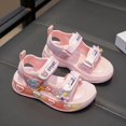 thumbnail image 3 of Girls Beach Sandals Open-Toe Summer Outdoor Child Sport Sandals Athletic Lightweight(Toddler/Little Kid/Big Kid), 3 of 12