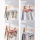 thumbnail image 5 of Organizador de portapantalones | Percha multifuncional que ahorra espacio para jeans, pantalones, bufandas, toallas | Clips antideslizantes | Diseño de doble gancho | Sostenga hasta 6 pares | Uso, 5 of 9