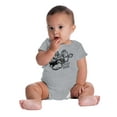 thumbnail image 4 of Popeye Sketch Old School Tattoo Style Romper Boys or Girls Infant Baby Brisco Brands 12M, 4 of 6