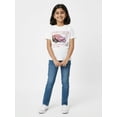 thumbnail image 2 of Cars Girls Lightning McQueen Graphic T-Shirt with Short Sleeves, Sizes 4-16, 2 of 7